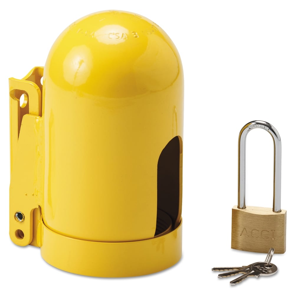 Snap Cap Gas Cylinder Lockouts, 5.004 in x 3.858 in x 6 1/2 in, Coarse Thread MPN:262-95139