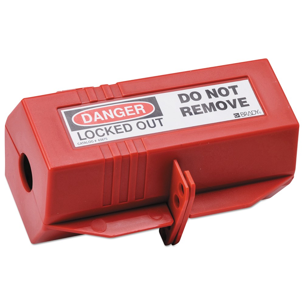 Brady Plug Lockouts, 220V/500V, Red MPN:262-65675