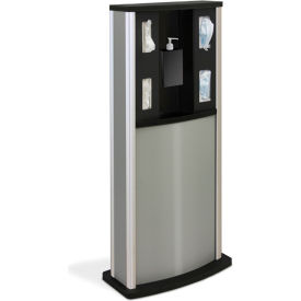 Braeside Series 900 Standard Infection Control Kiosk Matte Gray Kiosk900-SG