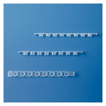 PCR 8-Strip Domed Cap, Rose, for, PK 125 MPN:781341