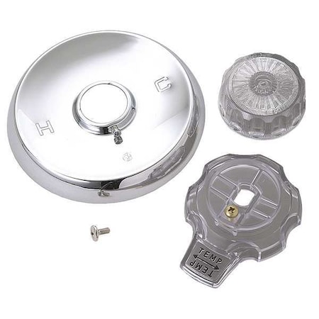 Tub and Shower Tub/Shower Trim Kit, 1, Handle Finish: Clear Acrylic, Trim Finish: Chrome MPN:SKD0210