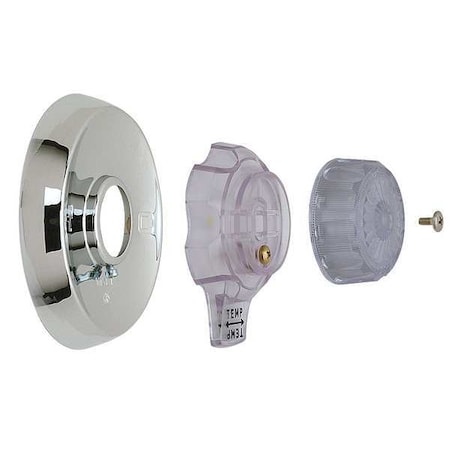 Tub and Shower Tub/Shower Trim Kit, 1, Handle Finish: Clear Acrylic, Trim Finish: Chrome MPN:SKD0218