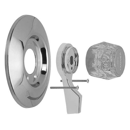 Tub and Shower Tub/Shower Trim Kit, 1, Handle Finish: Clear Acrylic, Trim Finish: Chrome MPN:SKD0220