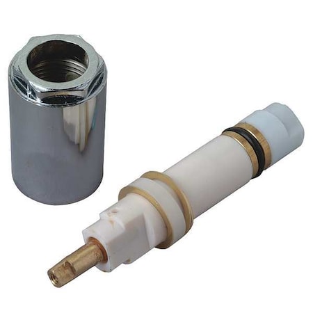 Tub and Shower Tub/Shower Stem, 0, Brass, Chrome and White MPN:SLD1350
