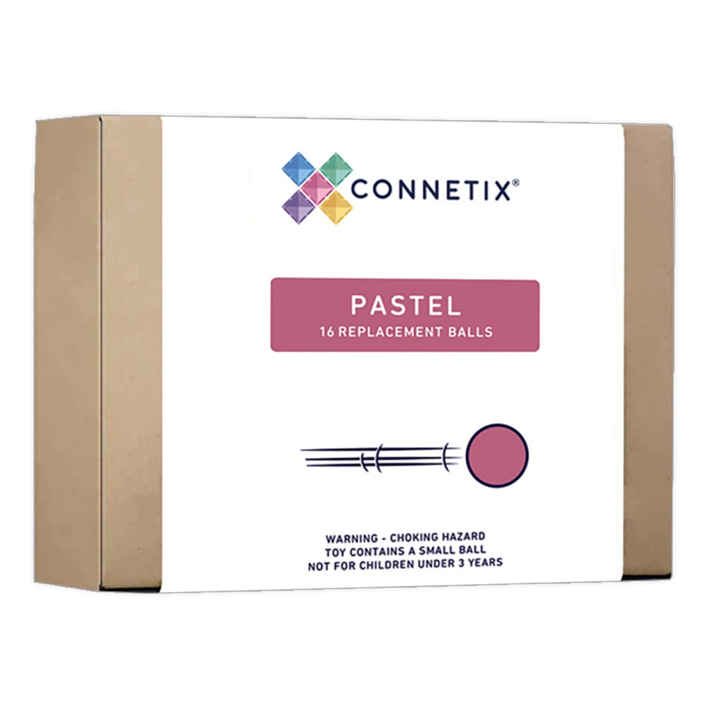 Connetix Magnetic Tiles Pastel Ball Pack, 16 Pieces MPN:CNTP00016BA