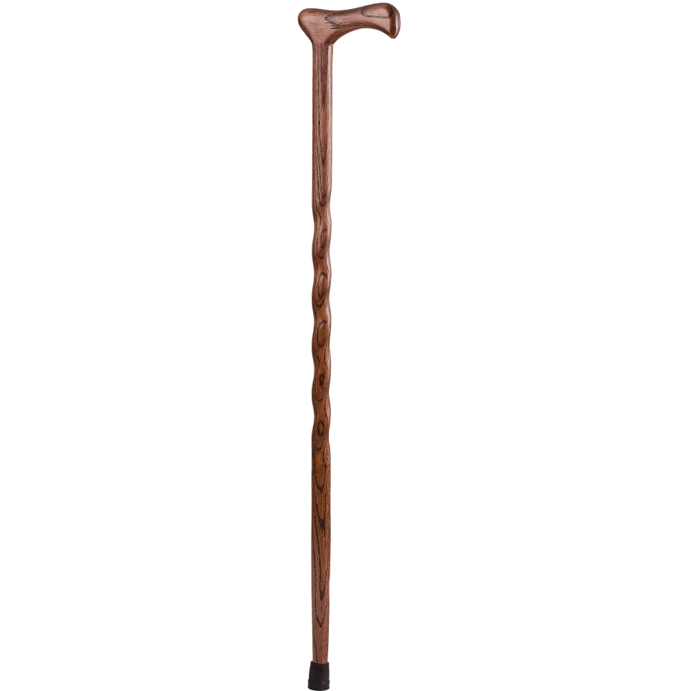 Brazos Walking Sticks Twisted Oak Walking Cane, 37in, Red MPN:502-3000-0174