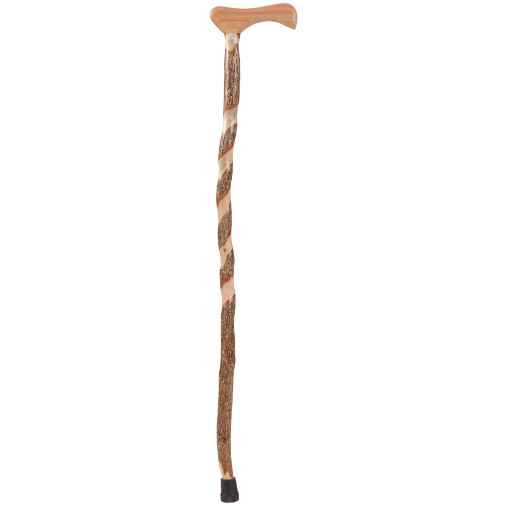 Brazos Walking Sticks Twisted Sassafras Walking Cane, 37in, Natural MPN:502-3000-0269