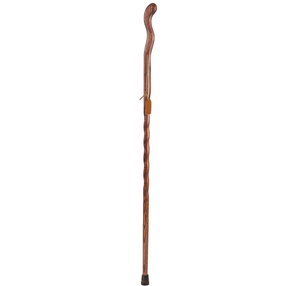 Brazos Walking Sticks Fitness Walker Oak Walking Stick, 58in, Red MPN:602-3000-1094
