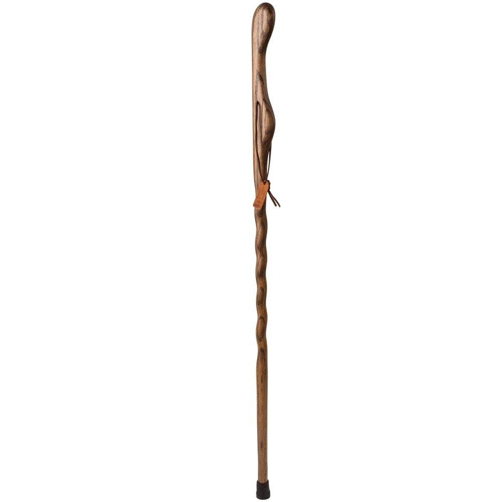 Brazos Walking Sticks Hitchhiker Twisted Oak Walking Stick, 58in, Brown MPN:602-3000-1111