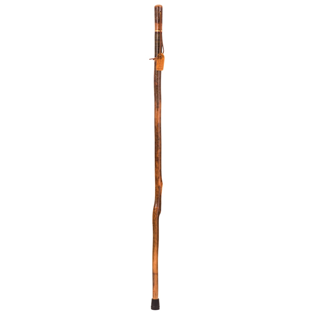 Brazos Walking Sticks Safari Leather Handle Exotic Wood Walking Stick, 58in MPN:602-3000-1171