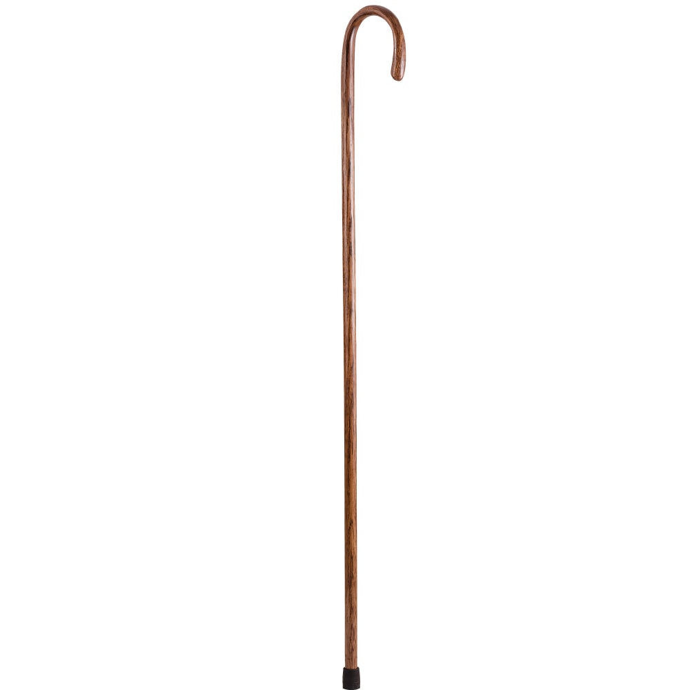Brazos Walking Sticks Free Form Oak Shepherd's Crook Walking Stick, 58in, Red MPN:602-3000-1222
