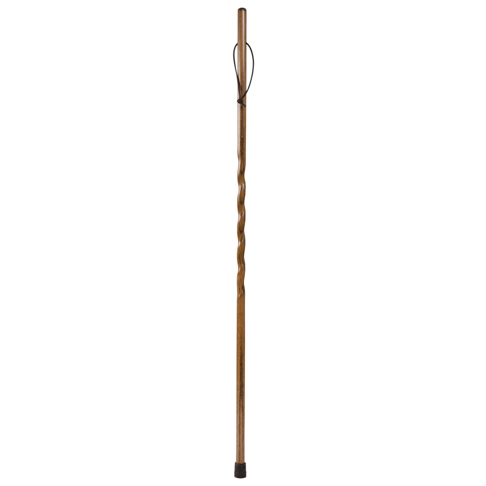 Brazos Walking Sticks Twisted Trekker Oak Walking Stick, 48in, Brown MPN:602-3000-1353
