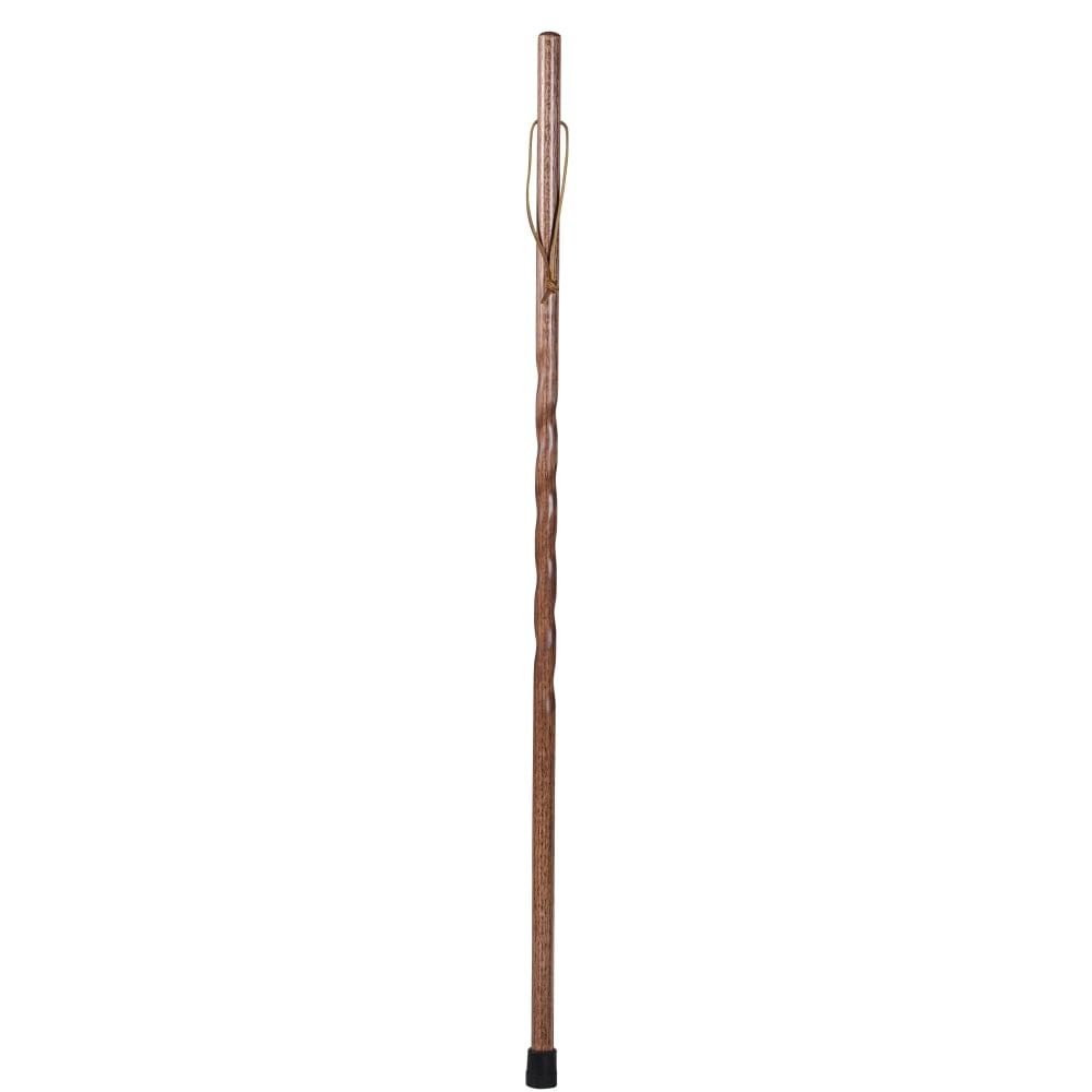 Brazos Walking Sticks Twisted Trekker Oak Walking Stick, 55in, Red MPN:602-3000-1368