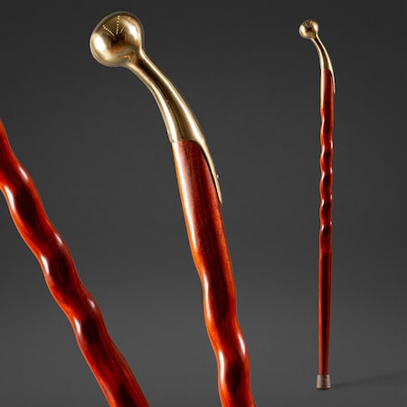 Cane, Twisted, Cocobolo Hame Top, 37