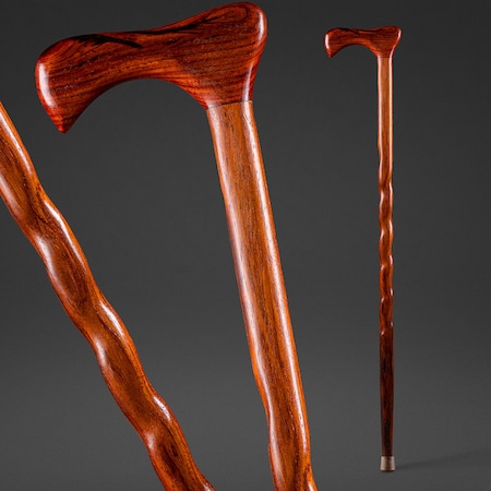 Walking Cane, Twisted, Cocobolo, 37