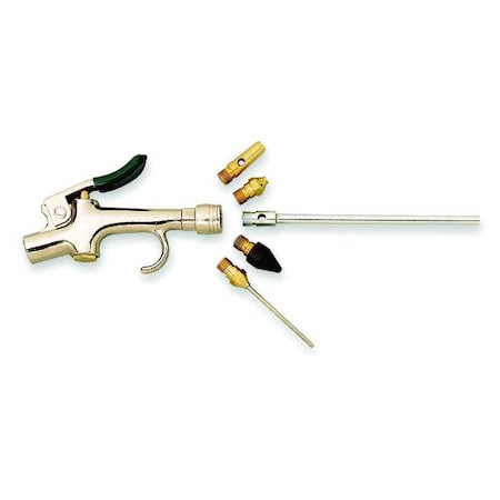 Quick Change Air Gun Kit, Contains 5 Nozzles and Heavy Duty Air Gun MPN:301695.1