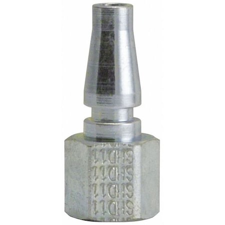 Quick Connect Plug, Steel, 3/4 in x 3/4 in FPT MPN:DS6F6-S