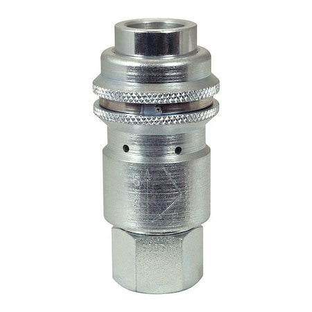 Safety Vent Coupler, FPT, Steel, 1/2