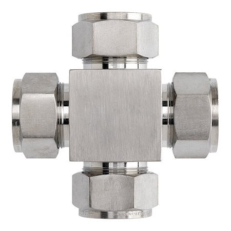Nut, StainlessSteel, Compression, 1/2in MPN:NS0318-08-SS