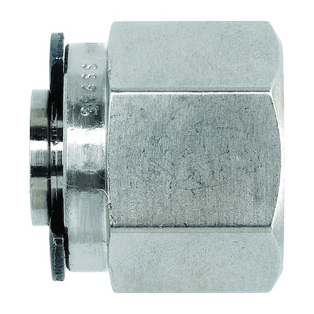 Strt, SS, Comp. 3/8 in, FNPT 1/4 in MPN:NS2405-06-08-SS