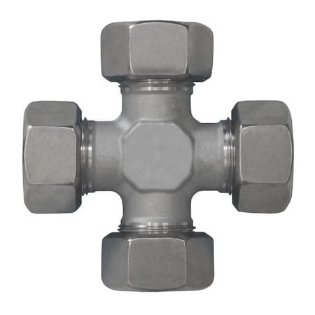 Tube Cross, Stainless S10 MPN:D2650-S10-S10-S10-S10-SS
