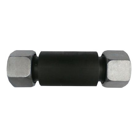 Tube Bulkhead L18 Weld Connector, SS MPN:D2700-WC-L18-L18-SS