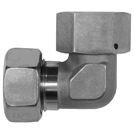 Elbow, SS, Comp. 12 mm, Metric 14 mm MPN:D6500-S12-S12-SS