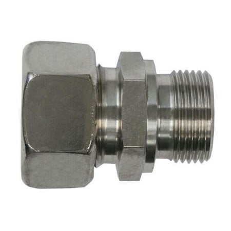 Male BSPP Cut 2 Face Straight, Stainless MPN:D7400-E08-02-CF-SS