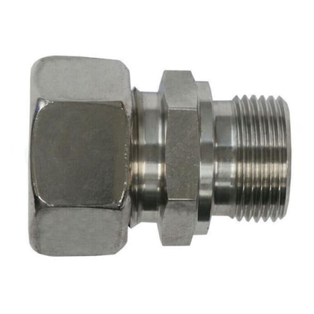Male BSPP Cut 24 Face Straight, Steel MPN:D7400-S38-24-CF