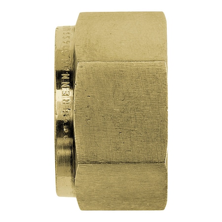 Nut, Brass, Compression, 5/8 in MPN:N0318-10-B