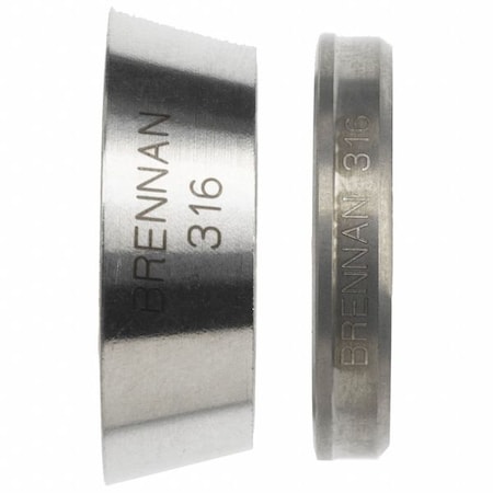 Ferrule Set, Stainless Steel, 3/16 in MPN:N0319-S-03-SS