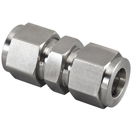 Strt, SS, Comp. 1/4 in, Comp. 3/8 in MPN:N2403-04-04-SS