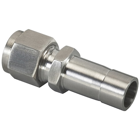 Strt, SS, Comp. 1/4 in, Comp. 1/8 in MPN:N2406-04-04-SS