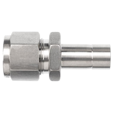 Strt, SS, Comp. 3/8 in, Tube Stem 1/2 in MPN:N2406-06-06-SS