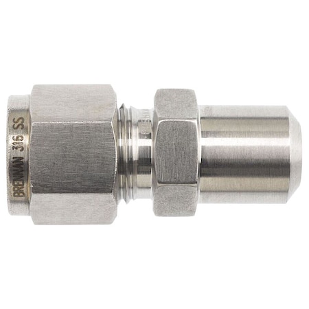 Strt, SS, Comp. 3/8 in, FTG 1/2 in MPN:N2425-06-06-SS