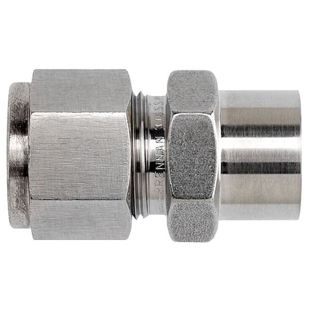 Strt, SS, Comp. 1/4 in, FTG 3/8 in MPN:N2426-04-04-SS