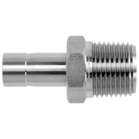 Strt, SS, Tube Stem 3/8 in, MNPT 3/8 in MPN:N2428-06-04-SS