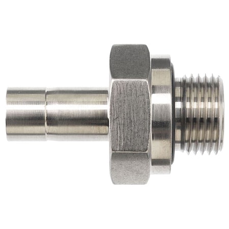 Strt, SS, Tube Stem 1/2 in, ORB 3/4 in MPN:N2429-08-08-SS