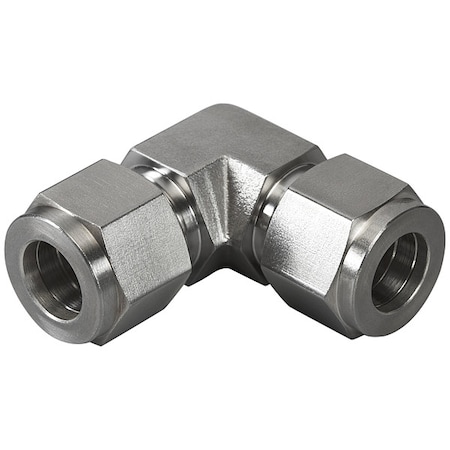 Elbow, SS, Comp. 1/8 in, Comp. 1/4 in MPN:N2500-02-02-SS