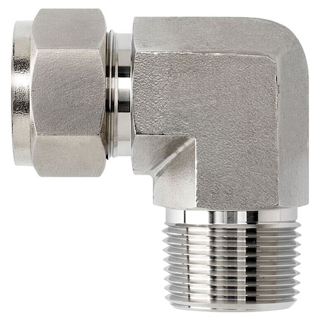 Elbow, SS, Comp. 5/8 in, MNPT 1/2 in MPN:N2501-10-08-SS