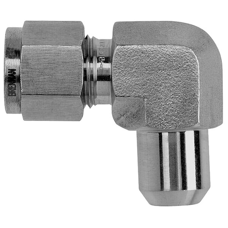 Elbow, SS, Comp. 1/4 in, FTG 1/4 in MPN:N2525-04-02-SS