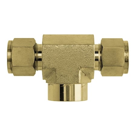 Tee, Brass, Tube3/8