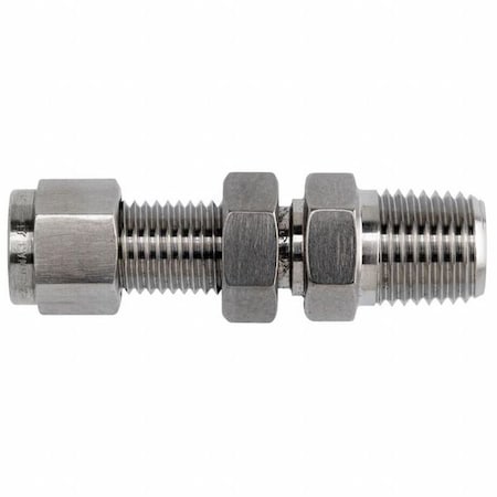 Strt, SS, Comp. 3/8 in, MNPT 1/2 in MPN:N2706-LN-06-06-SS