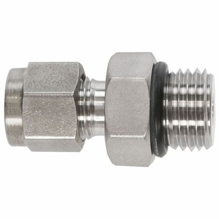 Strt, SS, Comp. 3/4 in, ORB 3/4 in MPN:N6400-12-16-O-SS