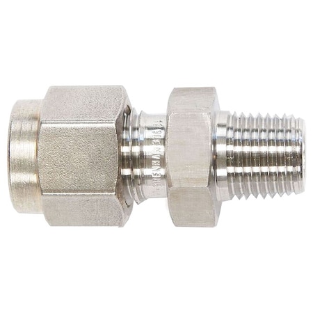 Strt, SS, Comp. 1/4 in, MBSPP 1/4 in MPN:N7000-04-08-SS