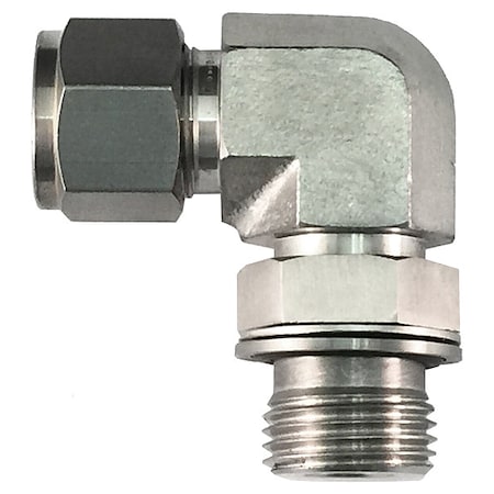 Elbow, SS, Comp. 1/2 in, MNPT 1/8 in MPN:N7202-08-08-NWO-SS