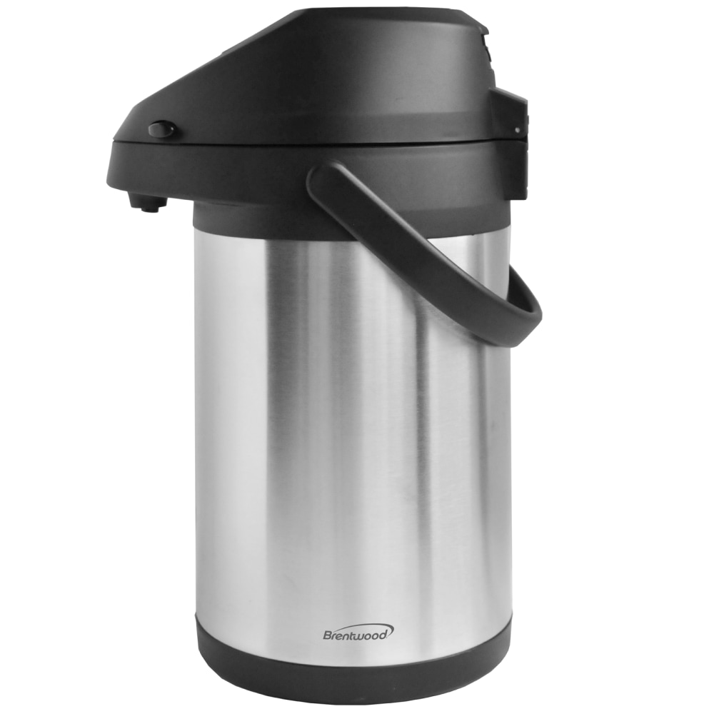 Brentwood CTSA-2500 2.5-Liter Airpot Hot & Cold Drink Dispenser, Silver MPN:995103564M