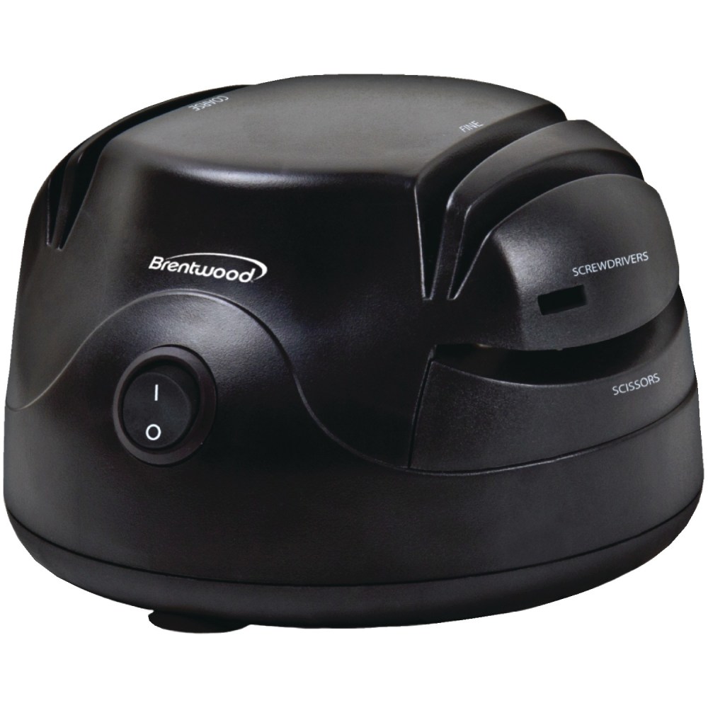 Brentwood Electric Knife & Tool Sharpener, 4in x 6in, Silver/Black MPN:TS-1002
