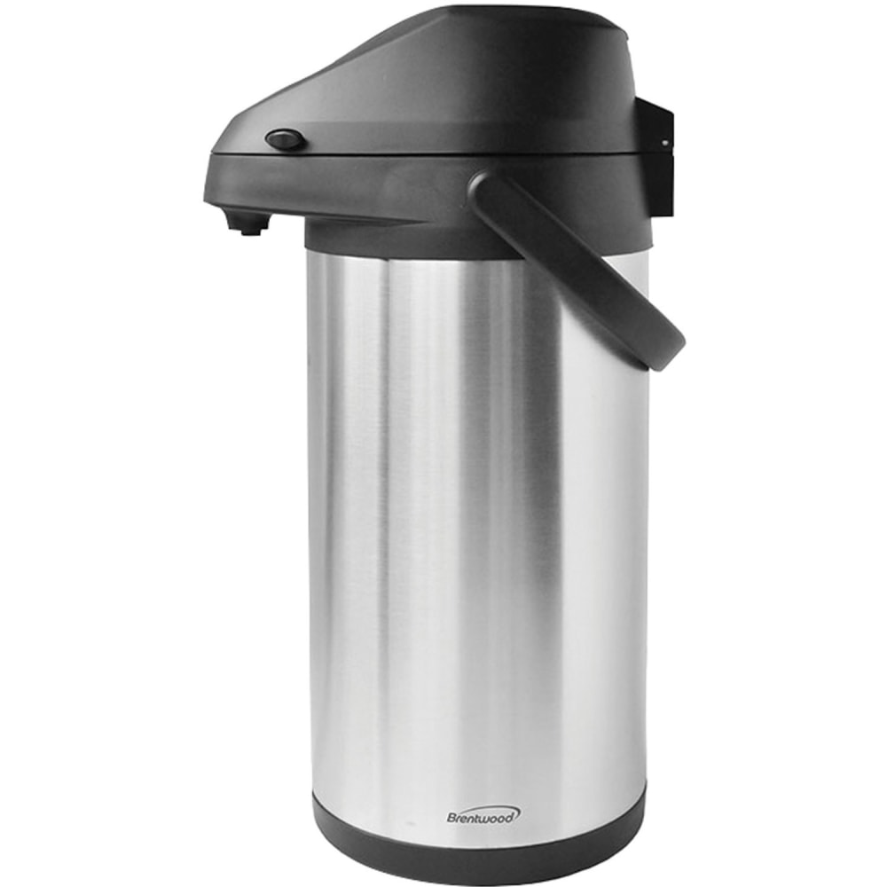 Brentwood Air Pot CTSA-3500 Vacuum Flask - 3.7 quart (3.5 L) - Brushed Stainless Steel MPN:CTSA-3500