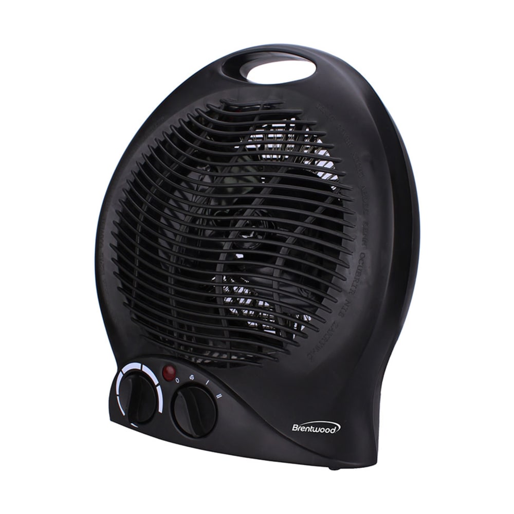Brentwood 1500-Watt 2-In-1 Fan Heater, 11in x 8-1/2in, Black MPN:99597875M